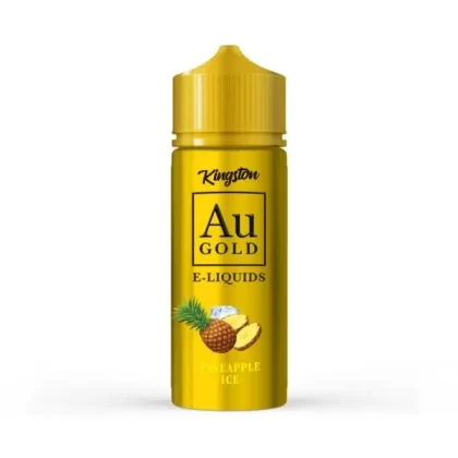 PINEAPPLE ICE E LIQUID AU GOLD BY KINGSTON 100ML 70VG