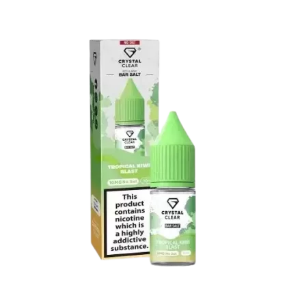 Tropical Kiwi Blast Nic Salt by Crystal Clear Bar Salts