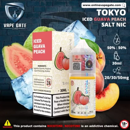 Tokyo Iced Guava Peach Saltnic 30ml