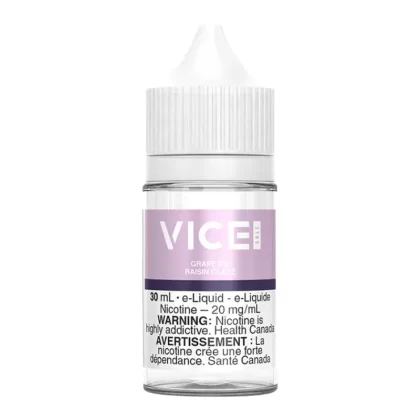 Vice Salt Nic E-Liquid - Grape Ice 30ml - 12mg/ml