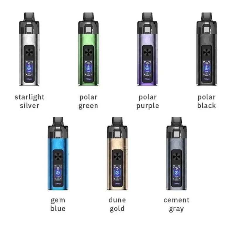 Uwell Typhos 45W Pod System Kit - Cement Gray, Dune Gold (D8FA11) - Image 2