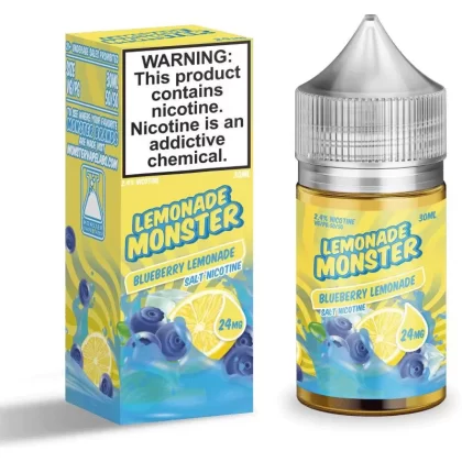 Lemonade Monster Salt Nic Premium E-Liquid 30ml - Blueberry Lemonade / 24mg