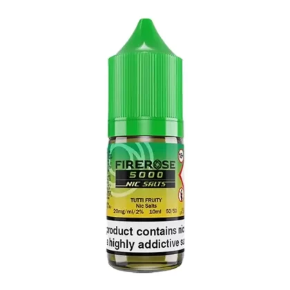 Firerose 5000 Tutti fruity Nic Salt Vape Juice - Strength 20mg