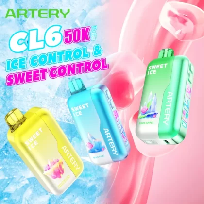 ARTERY CL6 Sweet & Ice Control Disposable Device - 50000 Puffs - Orange Cranberry Berries