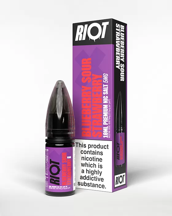Blueberry Sour Strawberry Nic Salt E-Liquid - Image 2