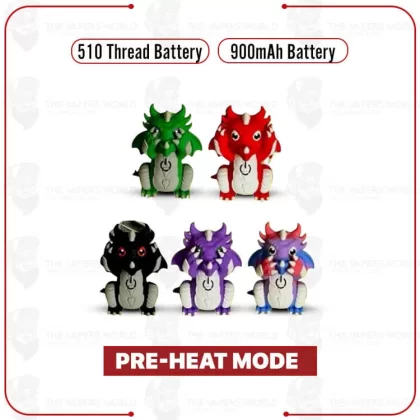 Iconic Dragon 510 Cart Battery - Green, Purple