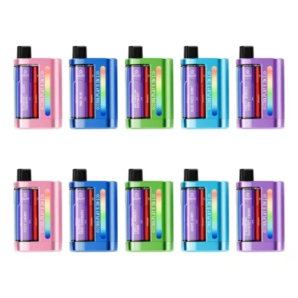 Coolplay 5 in 1 Multi Flavour Pod Kit - Color#Sky Blue Edition>Blue Edition>Purple Edition>Pink Edition>Green Edition>Strawberry Raspberry Cherry>Blueberry Sour Raspberry>Fizzy Cherry>Blue R
