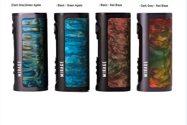 Lost Vape Mirage DNA75C Box Mod - Green Agate / Black