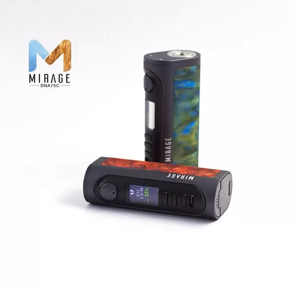 Lost Vape Mirage DNA75C Box Mod - Green Agate / Black - Image 2