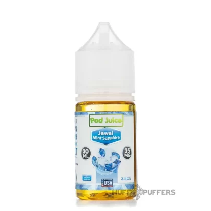 Pod Juice – Jewel Mint Sapphire 30mL - Nicotine Strength#20mg>35mg>55mg