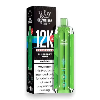 Blueberry Mint AL Fakher Crown Bar Crystal V2 12000