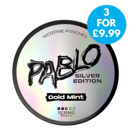 Pablo Silver Edition 10mg Nicotine Pouches - Vape Co