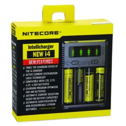 Nitecore Intellicharger NEW i4 4-bay charger