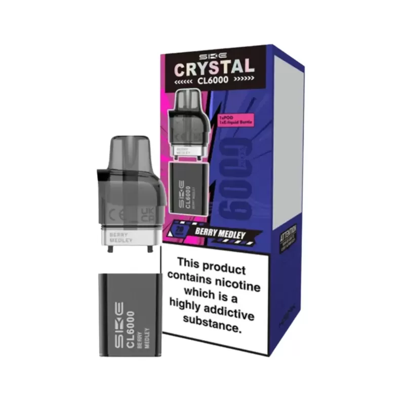 SKE Crystal CL6000 Prefilled Vape Pods - Triple Mango