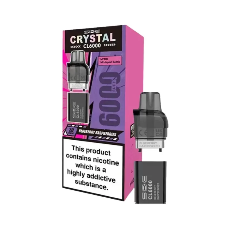 SKE Crystal CL6000 Prefilled Vape Pods - Triple Mango - Image 3