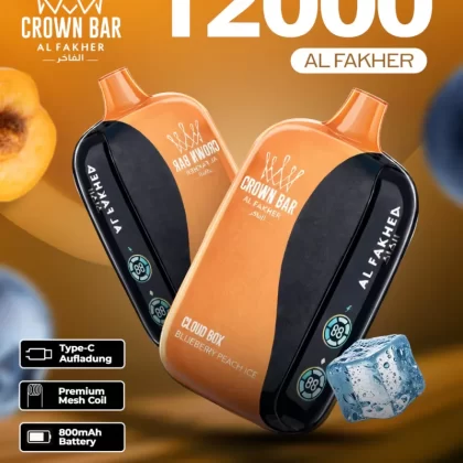 Al Fakher Vape 12000 - Blueberry Peach Ice