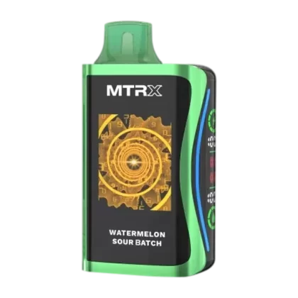 Watermelon Sour Batch MTRX MX 25000 - Consumer; Vape Product; 5 Pack, Single