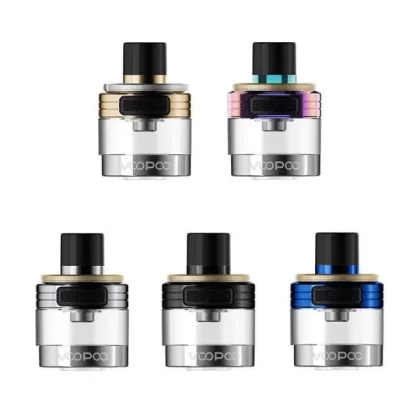 VOOPOO PnP-X Replacement Pods - Color#Black>Blue>Gold>Rainbow>Stainless Steel