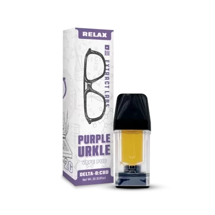 Extract Labs Delta 8 Relax Pod | Purple Urkle | Indica - Ejuicewarehouse