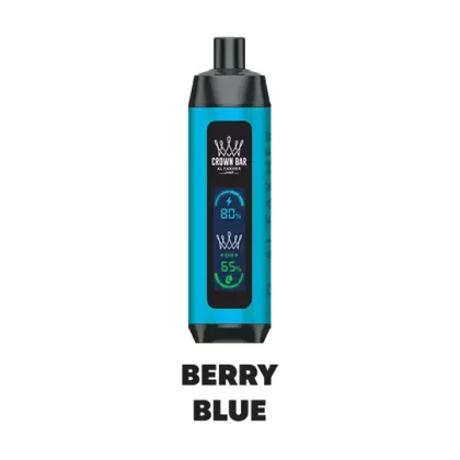 Berry Blue – Al Fakher Crown Bar Disposable 8000 Puffs - Vapebazaar Pk