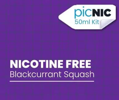 Blackcurrant Squash 50ml Nicotine Free Vape Juice