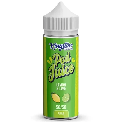 Kingston Pod Juice Lemon & Lime 100ml Shortfill - Ejuicewarehouse