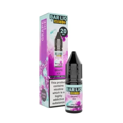 Grape Ice Bar Liq 10ml Nic Salt by Zeus Juice