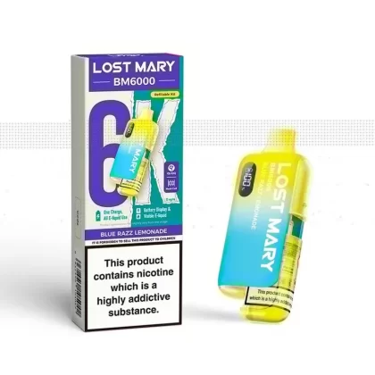 Lost Mary BM6000 Blue Razz Lemonade Kit