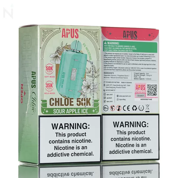 APUS Chloe 50K Puffs Disposable - 20mL - Sour Fcuking Fab - Image 3