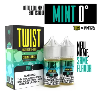 TWIST Salt Nic Premium E-Liquid 30ml 2pk - White No. 1 / 50mg - Skullvaping