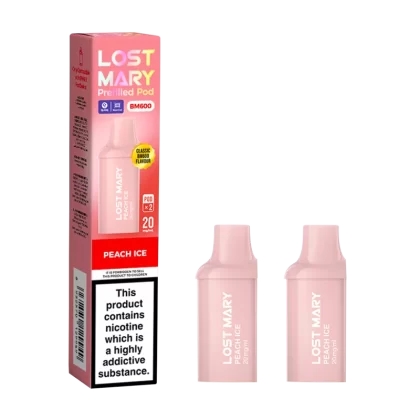 Peach Ice Lost Mary BM600 Pods - Ecigwizard