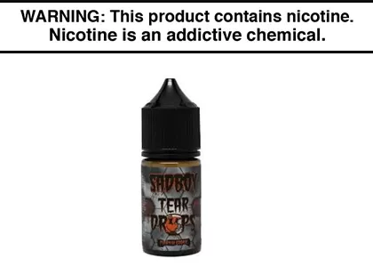 PUMPKIN COOKIE BY SADBOY TEARDROPS SALT 30ML - Vapejuice