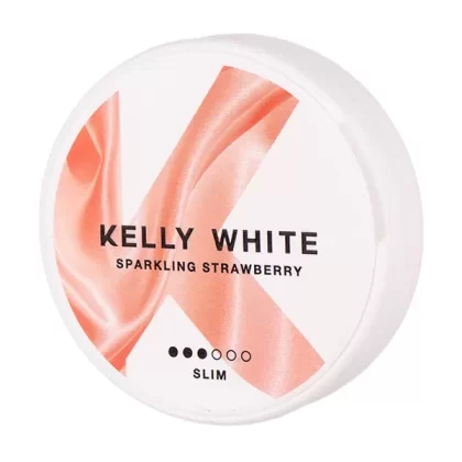 Sparkling Strawberry Nicotine Pouches by Kelly White - Vapesuperstore Co