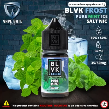 PURE MINT - BLVK FROST SALTS - 30ML - 35 mg / 30 ml