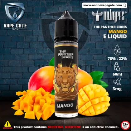 Mango - The Panther Series Elqiuid by Dr. Vapes - 3 mg / 60 ml