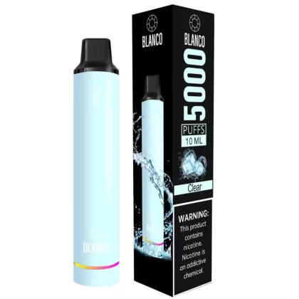 Blanco Rechargeable Disposable 5000 Puffs – Clear