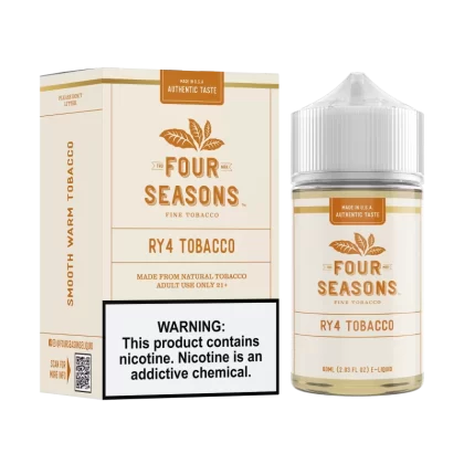 FOUR SEASONS - RY4 Tobacco - 60ML E-Liquid - 18MG