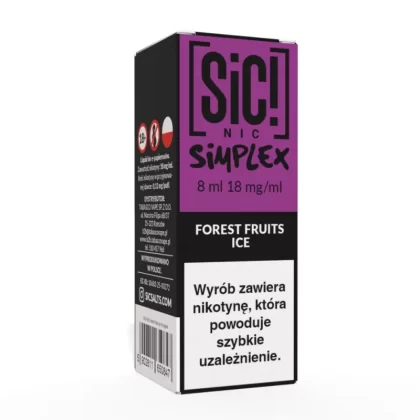 Liquid SIC! NIC 8ml 18mg Forest Fruits Ice – Simplex