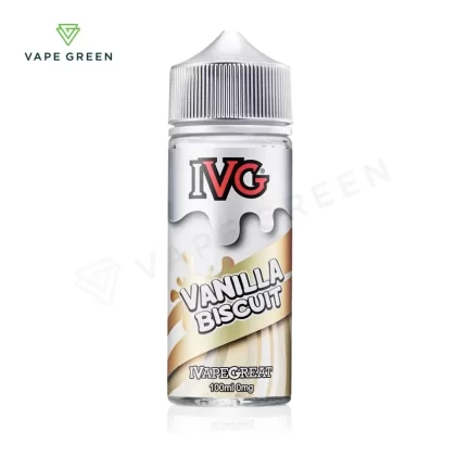 Vanilla Biscuit Shortfill E-Liquid by IVG 100ml - Eliquidsupply