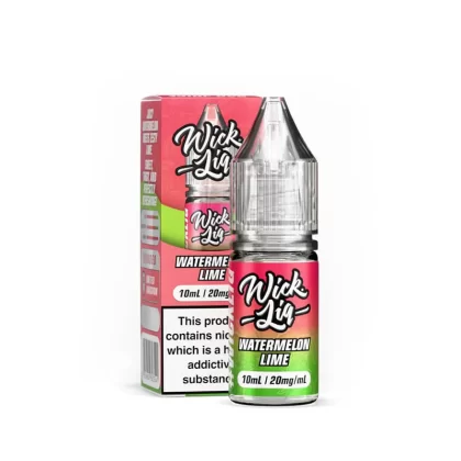 Wick Liq Bar Juice Watermelon Lime 10ml Nic Salts E-Liquid - Vapestore Co