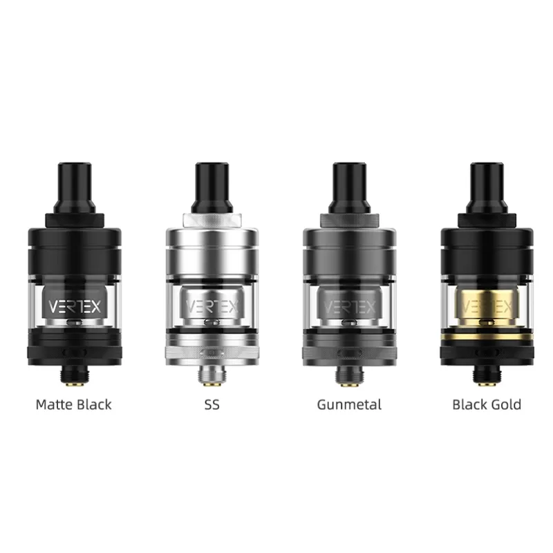 Hellvape Vertex MTL RTA Tank 2ml - Black Gold - Image 2