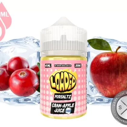 Cran Apple Iced Loaded PODSALTZ 60ml