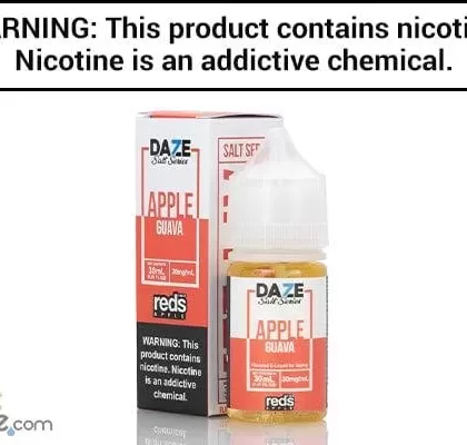 REDS GUAVA APPLE BY 7 DAZE SYNTHETIC SALT 30ML - Vapejuice