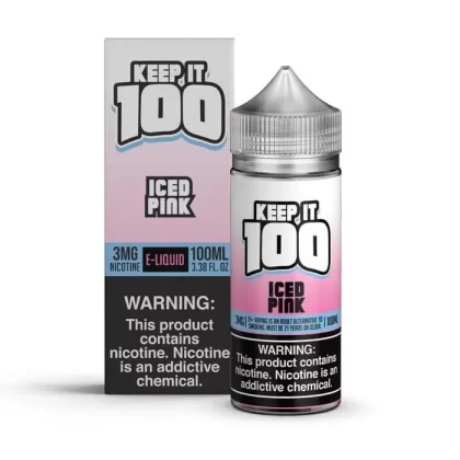Keep It 100 Iced Pink 100ML - Vape Product; Vape Product, Vape Product