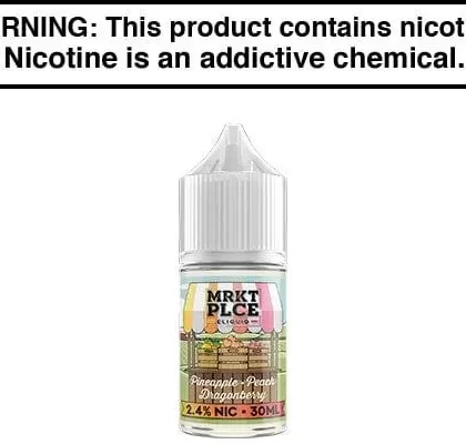 PINEAPPLE PEACH DRAGONBERRY BY MRKT PLCE SALTS 30ML - Vapejuice