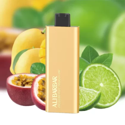 ALIBARBAR Pandora 7000 PUFFS – Passionfruit Mango Lime - Ozvapeone (9D1B38)