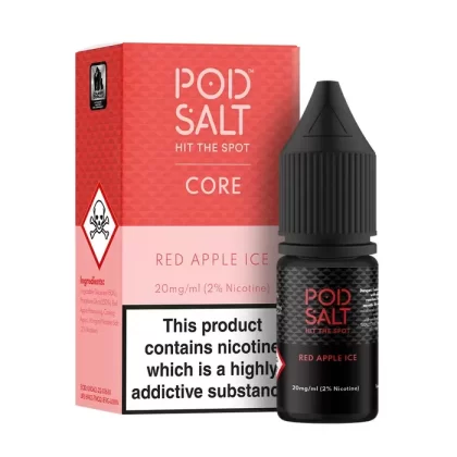 Red Apple Ice – Pod Salt Nicotine Salt E Liquid – 10ml – TPD - Vapestorm Co