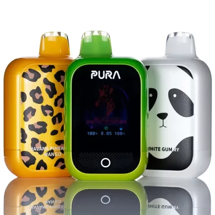 PURA Jungle 30000 Puff Disposable Vape - 26ML - Blue Razz Ice, Chile Grape Ice