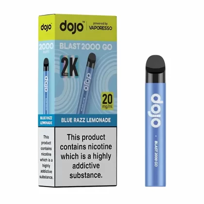 Vaporesso Dojo Blast 2000 Go Prefilled Pod Kit - Blue Razz Lemonade - Vapourdeal Co