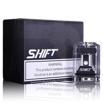 Shift Boro Tank By Vaperz Cloud - Colour#Stainless Steel>Black>Blue (0C8005)
